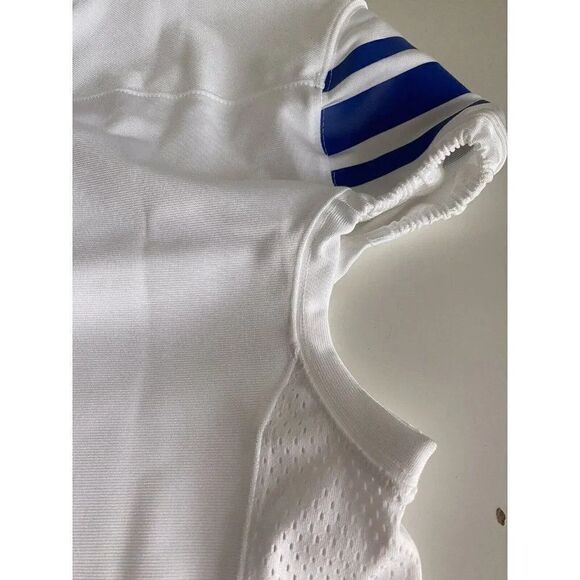 Nike Football Performance Jersey Mesh Vented White Royal CI3767-108 Men’s Sz L - Picture 12 of 13